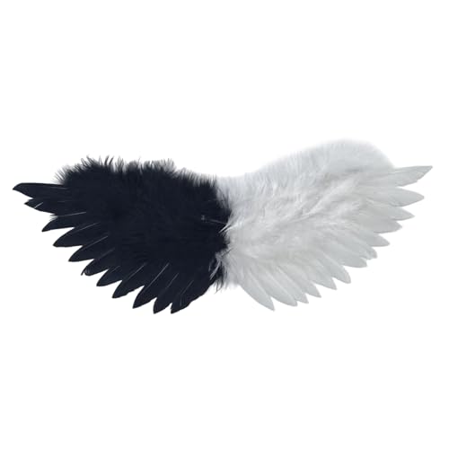 MLWSKERTY Effektiv Gefiederte Flügel Angelic Federed for Kids Creative Dress Up and Birthday Party Feierfestivalpartys Dekorationen von MLWSKERTY
