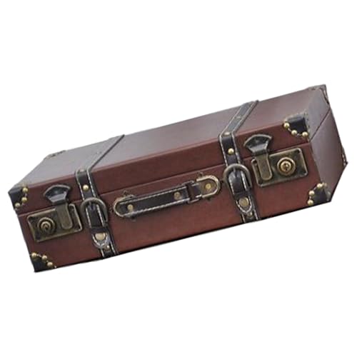 MLWSKERTY Elegante Alte Stile Europäische Reisekoffer Praktische Robuste PU Leder Aufbewahrungsbox Für Tägliche Verwendung Und Reisekoffer Für Heimdekoration MLWSKERTY Elegante Alte Stile Europäische Reisekoffer Praktische Robuste PU Leder Aufbewahrungsbox Für Tägliche Verwendung Und Reisekoffer Für Heimdekoration von MLWSKERTY