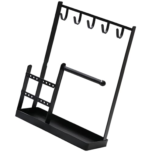 MLWSKERTY Elegante Eingangsorganisatoren Für Schlüssel Und Ohrringe Mit Robusten Multi Funktionalen Haken Und Tablett Für Kleine Gegenstände Home Decors Organisatoren MLWSKERTY Elegante Eingangsorganisatoren Für Schlüssel Und Ohrringe Mit Robusten Multi Funktionalen Haken Und Tablett Für Kleine Gegenstände Home Decors Organisatoren von MLWSKERTY