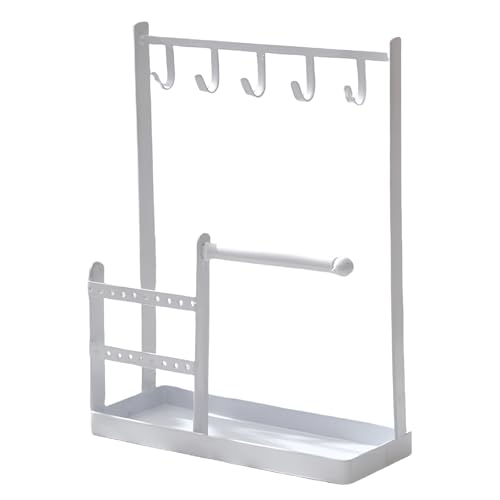 MLWSKERTY Elegante Eingangsorganisatoren Für Schlüssel Und Ohrringe Mit Robusten Multi Funktionalen Haken Und Tablett Für Kleine Gegenstände Home Decors Organisatoren von MLWSKERTY