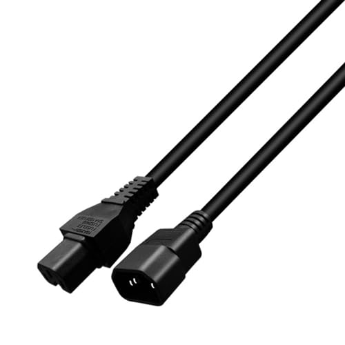MLWSKERTY IEC 320 C15 Weibchen Zu C14 Männlichen Adaptern Kabel Verlängerungskabel IEC An Adapter Steckerkabel Elektronikdraht von MLWSKERTY