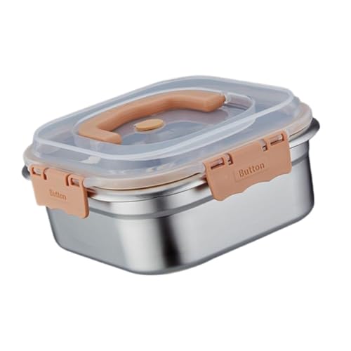 MLWSKERTY Leck Proof Edelstahl Lunchbox Food Storage Container Mit Durchscheinender Deckelküche Organisation Accessoires Stylish Blue Food Box MLWSKERTY Leck Proof Edelstahl Lunchbox Food Storage Container Mit Durchscheinender Deckelküche Organisation Accessoires Stylish Blue Food Box von MLWSKERTY