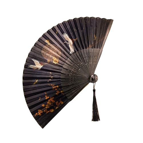 MLWSKERTY Traditioneller Hand Faltfächer Mit Muster Chinesischer Handfächer Aus Altem Holz Für Kulturbegeisterte MLWSKERTY Traditioneller Hand Faltfächer Mit Muster Chinesischer Handfächer Aus Altem Holz Für Kulturbegeisterte von MLWSKERTY