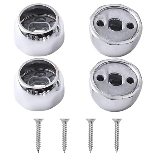 Metallrohranschlüsse Ardrobe Flanschstecker Schrankgelenk Zur Garderobeunterstützung In House & Commercial Use Easy Installation Closet Brackets von MLWSKERTY