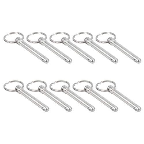 Packung Mit 10 Kohlenstoffstahl Schnellfreisetzungen Pin 8x60 Mm Ballhead Locking Für Einfache Industrielle Schnellfreisetzungen von MLWSKERTY
