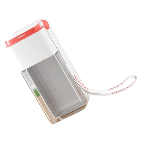 MLWSKERTY Praktischer Haustierwasserbehälter Mit Und Lecksicherer Design Trinkflasche Für Hundekatzen Freien Wanderwanderung Gehen Verwendungsfähiger Reisetable Wasserwasserflasche von MLWSKERTY