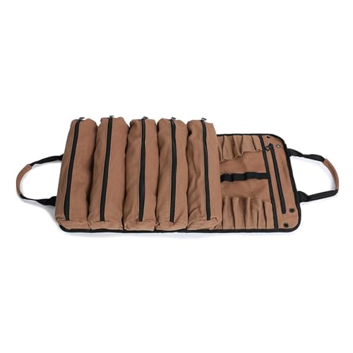 Solid Roll Tool Bag Canvas Werkzeug Organisatoren Rollbeutel Mit Hängenden Design Für Autolarmgarage Verwenden Sie Aufbewahrungskoffer Tragbarer Beutel von MLWSKERTY