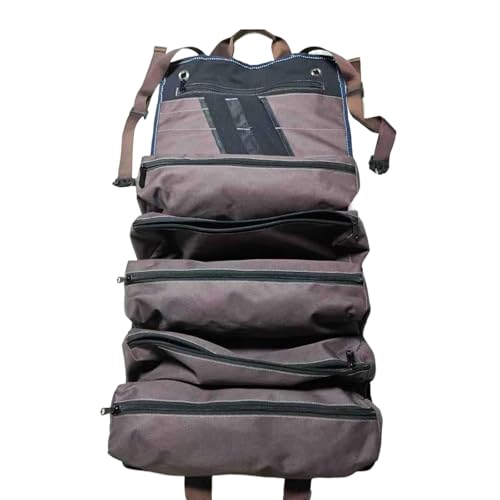 Tragbare Hochleistungs Leinwand Tool Rollbeutel Organisatoren Mit 15 Taschen Für Einfache Aufbewahrungs Und Zugriff Auf Hausreparaturen Freien von MLWSKERTY