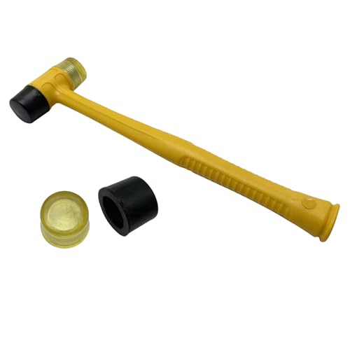 Weicher Schlägel, vielseitiger weicher Hammer, unverzichtbares Werkzeug, Gummihammer, robuster Hammer für Verglasung, Fenster und Handwerkzeug von MLWSKERTY