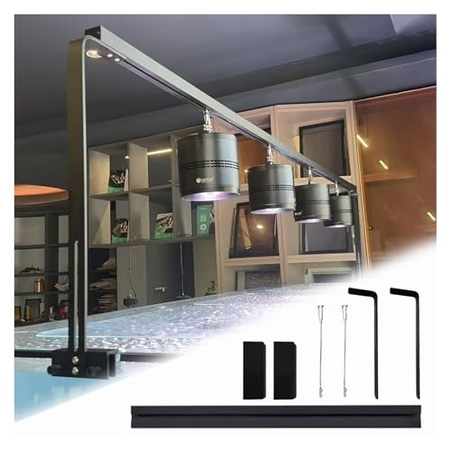 80 cm 100 120 140 170 200 220 cm lange, verstellbare Halterung für Fischtank, für Anklipsen von Reptilien-Aquarium-Licht-Gantry-Riser(L 45 2/7-55 1/9in,H 11 4/5-19 5/7in) von MLYAYE
