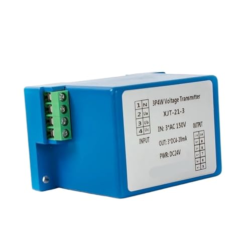 MLYHQFMV 3xAC AC 0-500V Eingang 3 Phase 3 Draht Spannung Sensor 4-20mA 0-10V 0-5V Ausgang Spannung Sender DC 24V Spannung Wandler Sender(0-200V_3PHASE3WIRE_24V) von MLYHQFMV