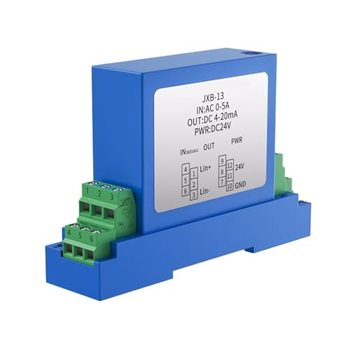 MLYHQFMV 4-20 mA AC 5 A Stromsensor 10 A 0-20 mA bis 0-10 V bis 1-5 V bis RS485-Ausgangsstromwandler DC24 V oder AC 220 V Stromsender(DC 0-6A_DC 24V) von MLYHQFMV