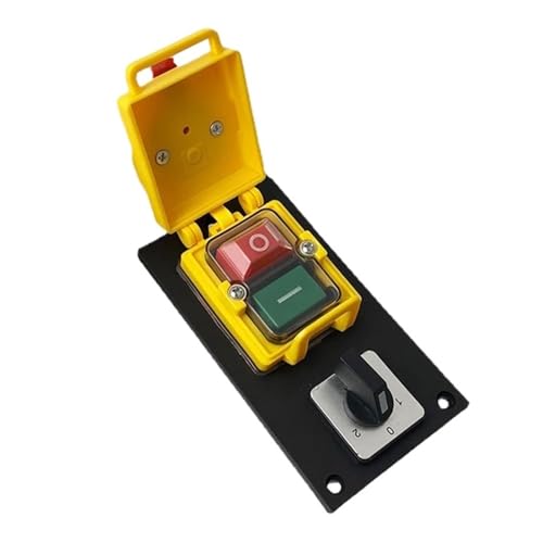 MLYHQFMV 400 V 7 Pins mit Drehnockenwähler Elektromagnetischer Schalter Starter EIN Aus Reset-Taste mit Schutzabdeckung Wasserdicht YCZ4-C MLYHQFMV 400 V 7 Pins mit Drehnockenwähler Elektromagnetischer Schalter Starter EIN Aus Reset-Taste mit Schutzabdeckung Wasserdicht YCZ4-C von MLYHQFMV