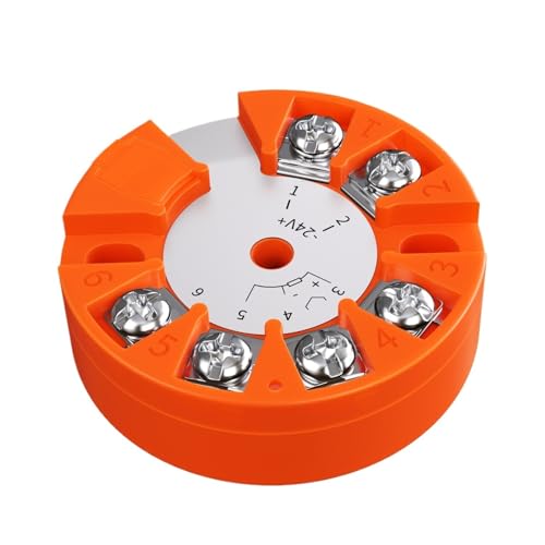 MLYHQFMV K-Typ-Temperaturtransmitter PT100 DC 24 V Temperaturmodul 4-20 mA 0-10 V 0-5 V RS485 Temperaturmodul(PT100 0-200C 4-20mA) von MLYHQFMV
