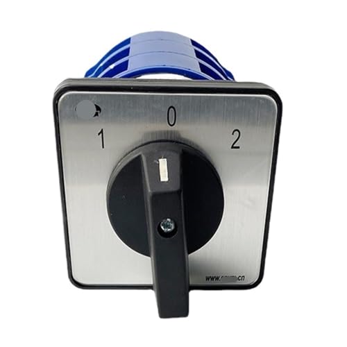 MLYHQFMV LW26-125A Nockenschalter Zwei/DREI Positionen Drehumschaltung Vorhängeschloss Leistungssteuerung LW28 YMW26GS(2P 8Terminals-01GS) von MLYHQFMV