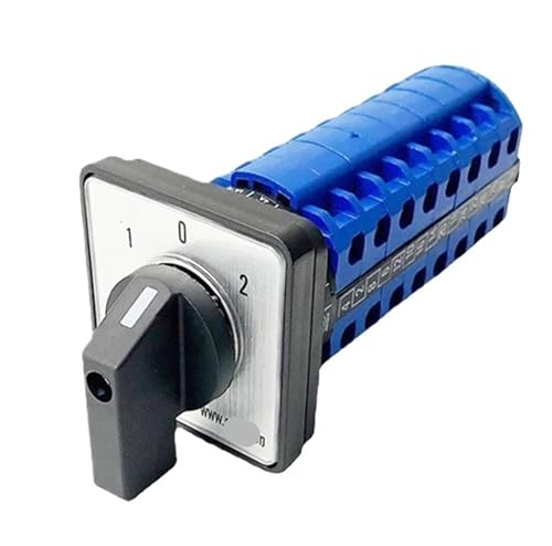 MLYHQFMV LW26-20 YMW26 Serie 1-8 Pole 20A 690V Steuerleistung Drehwahlschalter Umschalter Nockenschalter LW28-20(1P-4 Terminals) von MLYHQFMV