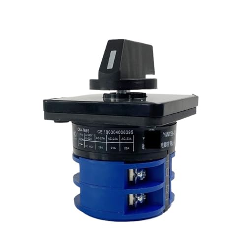 MLYHQFMV Schienenmontierter 32A 660V Dual Power Circuit Control Selector LW26-32/2 Zweipoliger Drehnockenschalter(Off-ON) von MLYHQFMV