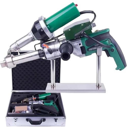 1600 W Handheld-Kunststoff-Extrusionsschweißgerät-Kit Heißluft-Kunststoffschweißgerät Pistole Vinyl-Schweiß-Extruder-Schweißgerät für PP HDPE LDPE 1600 W Handheld-Kunststoff-Extrusionsschweißgerät-Kit Heißluft-Kunststoffschweißgerät Pistole Vinyl-Schweiß-Extruder-Schweißgerät für PP HDPE LDPE von MLYYYDSS