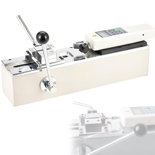 500N Digitaler Zugkrafttester Hochpräziser digitaler Kraftmesser Push-Pull-Messgerättester mit horizontalem Push-Pull-Prüfstand Tragbare Zugkraftprüfmaschine für Kabelbaumklemmen von MLYYYDSS