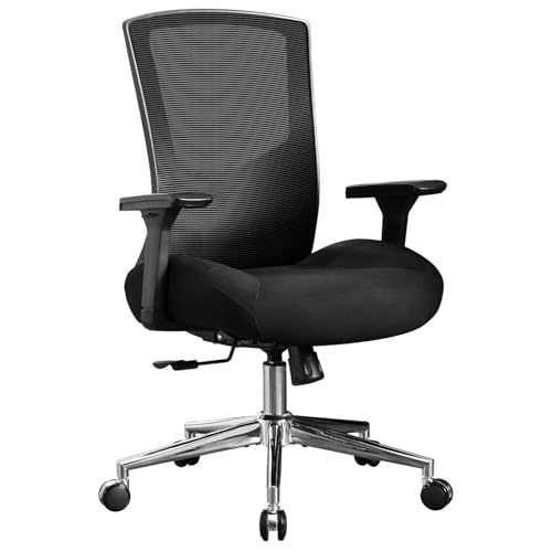 Bürostuhl Ergonomisch 200KG Schreibtischstuhl, Hoher Bürostuhl mit 3D Weiches Kissen 4D Armlehnen Verstellbare Lordosenstütze, 105°Schaukeln Computerstuhl Mesh-Stuhl Bürostuhl Ergonomisch 200KG Schreibtischstuhl, Hoher Bürostuhl mit 3D Weiches Kissen 4D Armlehnen Verstellbare Lordosenstütze, 105°Schaukeln Computerstuhl Mesh-Stuhl von MLYYYDSS