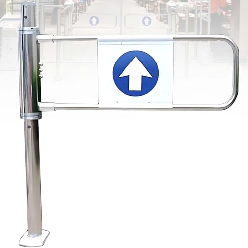 MLYYYDSS Eingangsschwingtor - 90° öffnende Metallbarriere für Lagerhallen, Supermärkte, Bibliotheken und Schaufensterbänke - Zugangskontrollgerät für Fußgänger Leftdoor-70x100cm von MLYYYDSS