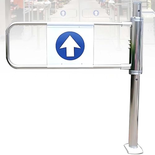 MLYYYDSS Eingangsschwingtor - 90° öffnende Metallbarriere für Lagerhallen, Supermärkte, Bibliotheken und Schaufensterbänke - Zugangskontrollgerät für Fußgänger Rightdoor-100x100cm von MLYYYDSS