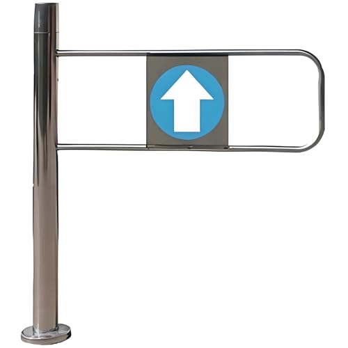 MLYYYDSS Sicherheitstor für den Eingang zum Supermarkt, Eingangsschwingtor, Universal-Schwingtor aus Metall für Lagerhallen, automatisches Schließtor für Bibliotheksgeschäfte Leftdoor-100x100cm von MLYYYDSS