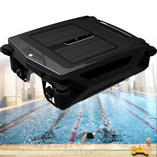 Roboter-Poolreiniger, automatischer, solarbetriebener Roboter-Poolreiniger mit bürstenlosem Motor, automatischer Hindernisvermeidung, Fluchtfunktion, Pool-Skimmer für Zuhause von MLYYYDSS