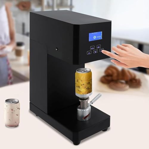 Vollautomatische Dosenverschließmaschine, 370 W kommerzielle automatische Becherverschließmaschine, kommerzieller Getränkedosenverschließer, Dosenverschließer für Glas- und Kunststoffdosen,Black Vollautomatische Dosenverschließmaschine, 370 W kommerzielle automatische Becherverschließmaschine, kommerzieller Getränkedosenverschließer, Dosenverschließer für Glas- und Kunststoffdosen,Black von MLYYYDSS