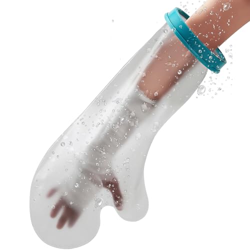 MLZTINGR Duschschutz Arm Pro – Wasserdichter Gipsschutz für Erwachsene | Gipsverband-Schutz für Arm & Hand (Short - arm) von MLZTINGR