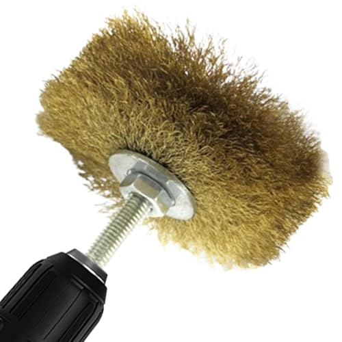 MLqkpwy Metallbürste zur Rostentfernung, Drahtbürste zur Entfernung von , Reinigungsbürste für Autoteile, Polierwerkzeug von MLqkpwy