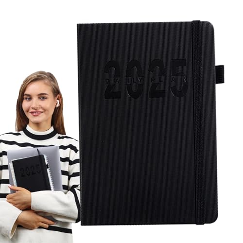 MLqkpwy Täglicher Monatsplaner Tagesplaner - Kalendertagebuch Notizblock 2025 | Flüssig Schreiben Terminplaner 2025 für Zuhause, Schule, Arbeitsplatz, Reisen und von MLqkpwy