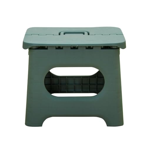 MLqkpwy Zusammenklappbarer Tritthocker | 26 x 22 x 20 cm zusammenklappbare Outdoor-Hocker | zusammenklappbarer Tritthocker mit Tragegriff, Stabiler Küchen-Tritthocker, Faltbarer Tritthocker für von MLqkpwy