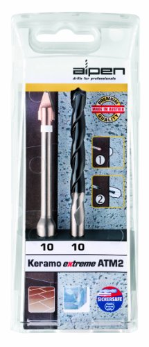 ALPEN Bohrer-Set Keramo extreme + Profi Beton ø 10 mm 2-teilig von Alpen