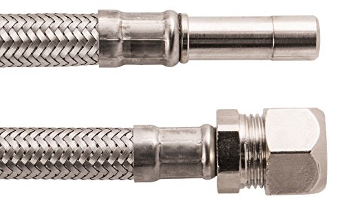 Armaturenschlauch für den Anschluss eines Wasserhahnes | 10 mm x 500 mm | Flexschlauch | Verbindungsschlauch | Anschlussschlauch Armatur von Sanitop-Wingenroth
