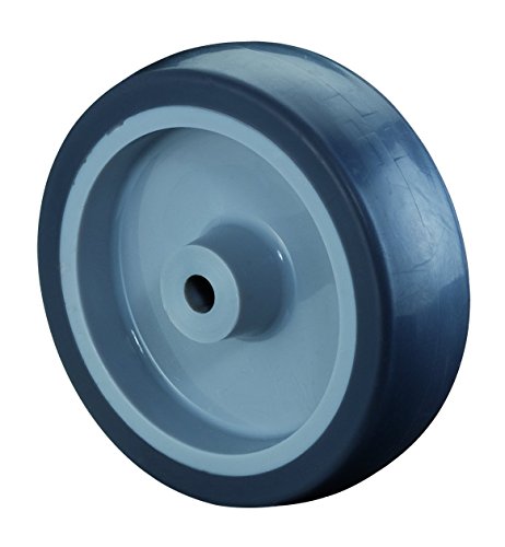 BS Rollen A80.125 Gummirad blaugrau, Radkörper Kunststoff, Ø 125 mm, Gleitlager von BS Rollen