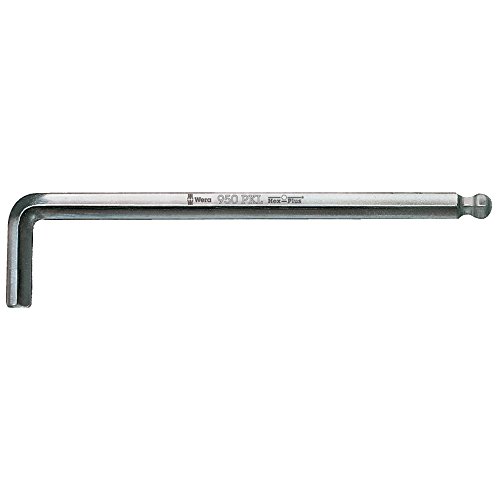 Wera 950 PKL Winkelschlüssel, metrisch, gestellverchromt, Hex-Plus, 8.0 mm, 05022064001 von Wera
