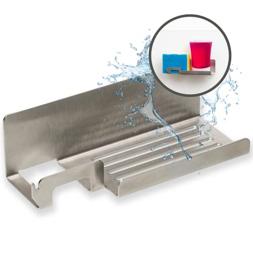 MM Steel Styles Spülbecken Organizer – Edelstahl Utensilienhalter Küche/Spüle Organizer – Selbstklebend mit Spüllappen Halterung– Made in Germany MM Steel Styles Spülbecken Organizer – Edelstahl Utensilienhalter Küche/Spüle Organizer – Selbstklebend mit Spüllappen Halterung– Made in Germany von MM Steel Styles