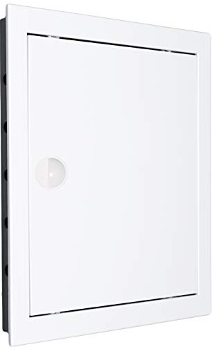 Revisionsklappe 10x10 cm Revisionstür Serviceklappe zur Inspektion und Abdeckung ABS-Kunststoff Weiß Größe wählbar Hochwertig von SYSTERM