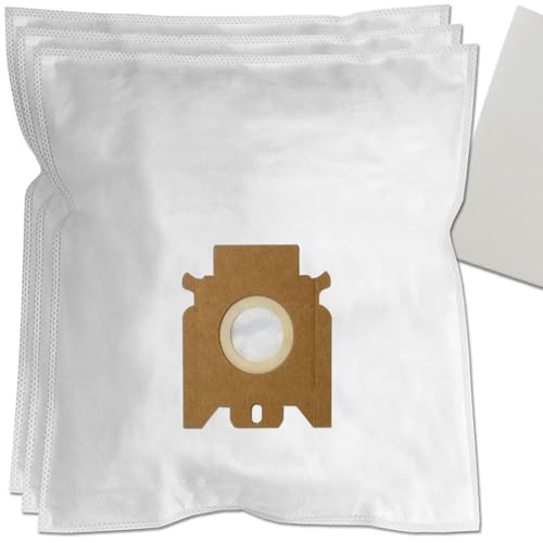 10 Staubsaugerbeutel Geeignet Für Miele S2 Special - S2131, The Solution Plus - S438I | mit Filter | 10 Stück | Mikrovlies von MM Trading