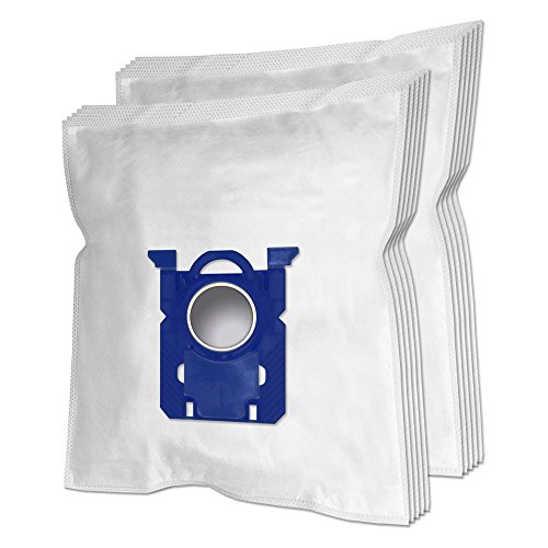 MM Trading 10 Premium Staubsaugerbeutel kompatibel mit Philips FC9197/91 Performer Pro Eco | Beutel mit Hygieneverschluss | 10 Stück Staubbeutel + 1 Stück Universal-Filter | Zubehör Ersatzteile von MM Trading