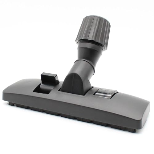 Premium Kombidüse Kombibürste geeignet für alle Staubsauger mit 32-38 mm Anschluss | mit Universal Vario-Adapter | umschaltbar für Teppich und Hartboden | mit Drehgelenk und Metall Unterseite von MM Trading