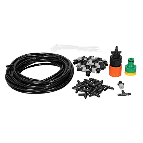 20m Gartenbewässerungssystem Misting Sprinkler Düsenkit Kühlung Wasserversorgungszubehör 20m Gartenbewässerungssystem Misting Sprinkler Düsenkit Kühlung Wasserversorgungszubehör von MMABEUTF