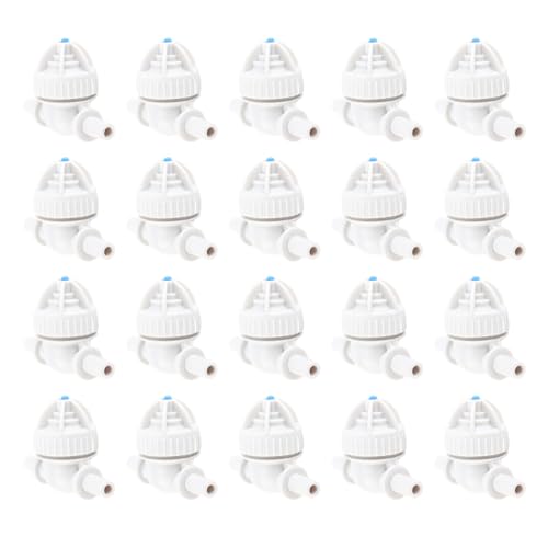 20pcs Brandless -Bewässerungs -Antidripventile, starker Druck, 6 mm Doppel -Außendurchmesser für Gartenrasen von MMABEUTF