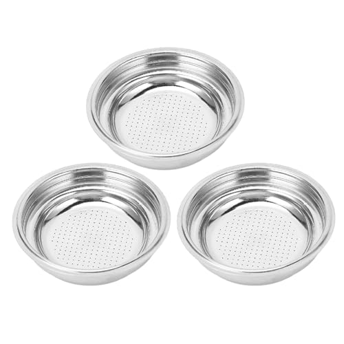 3 Stück Edelstahl Kaffeefilter 51mm Druck Filter korb wieder verwendbar Kaffeepulver Filters ch üssel von MMABEUTF
