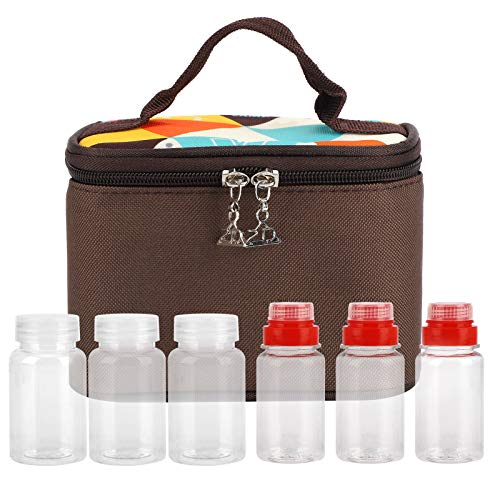 BBQ Organizer Tasche tragbarer Picknick korb Gewürz glas Würz flaschen Set von MMABEUTF