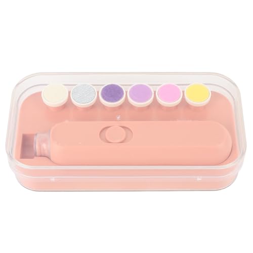 Babynagel Trimmer sanfte elektrische Babynagel -Clipper mit Nachtlicht Multifunktional Trimmpolnchen Pflegekit für Neugeborene (Orange) von MMABEUTF