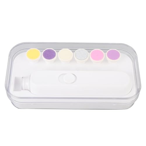 Babynagel Trimmer sanfte elektrische Babynagel -Clipper mit Nachtlicht Multifunktional Trimmpolnchen Pflegekit für Neugeborene (Weiß) von MMABEUTF