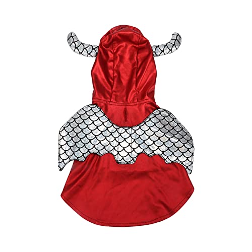 Bequemes weiches, atmungsaktives Hund Halloween Weihnachts -Cosplay -Kostüm für Haustier (XL) von MMABEUTF