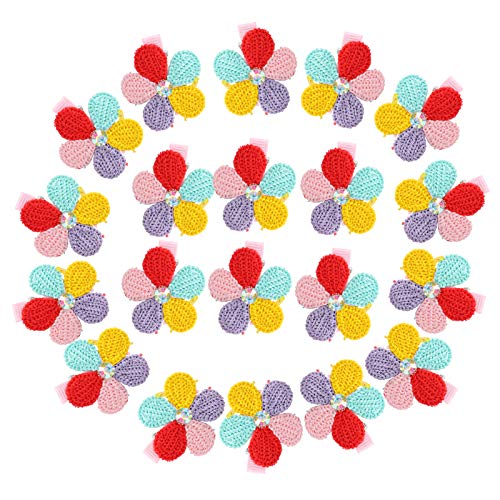 Buntes Haustierblatt Haarnadel für Katzen Hunde Dekoration Accessoire 20pcs von MMABEUTF